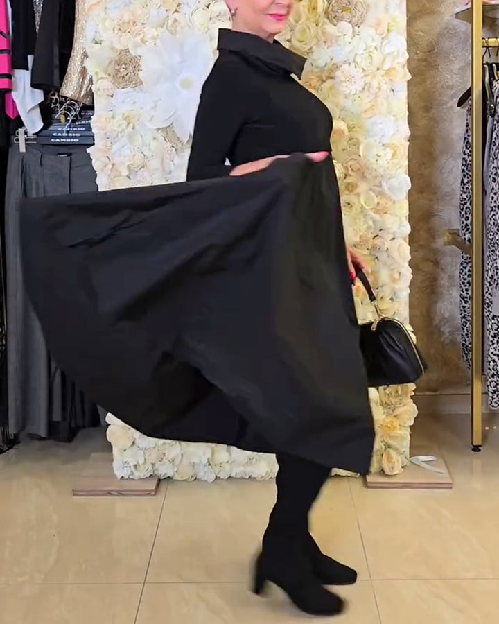 Robe Tendance Street Uni A-Ligne