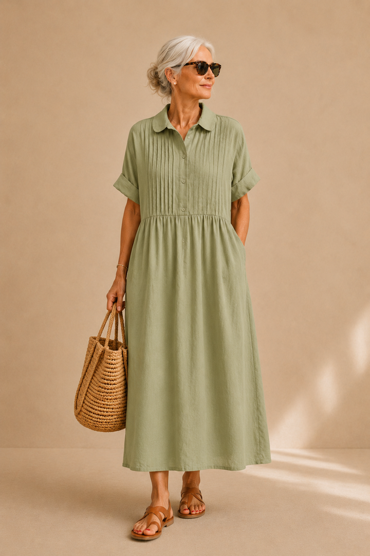 Camille | Robe Chemise Élégante