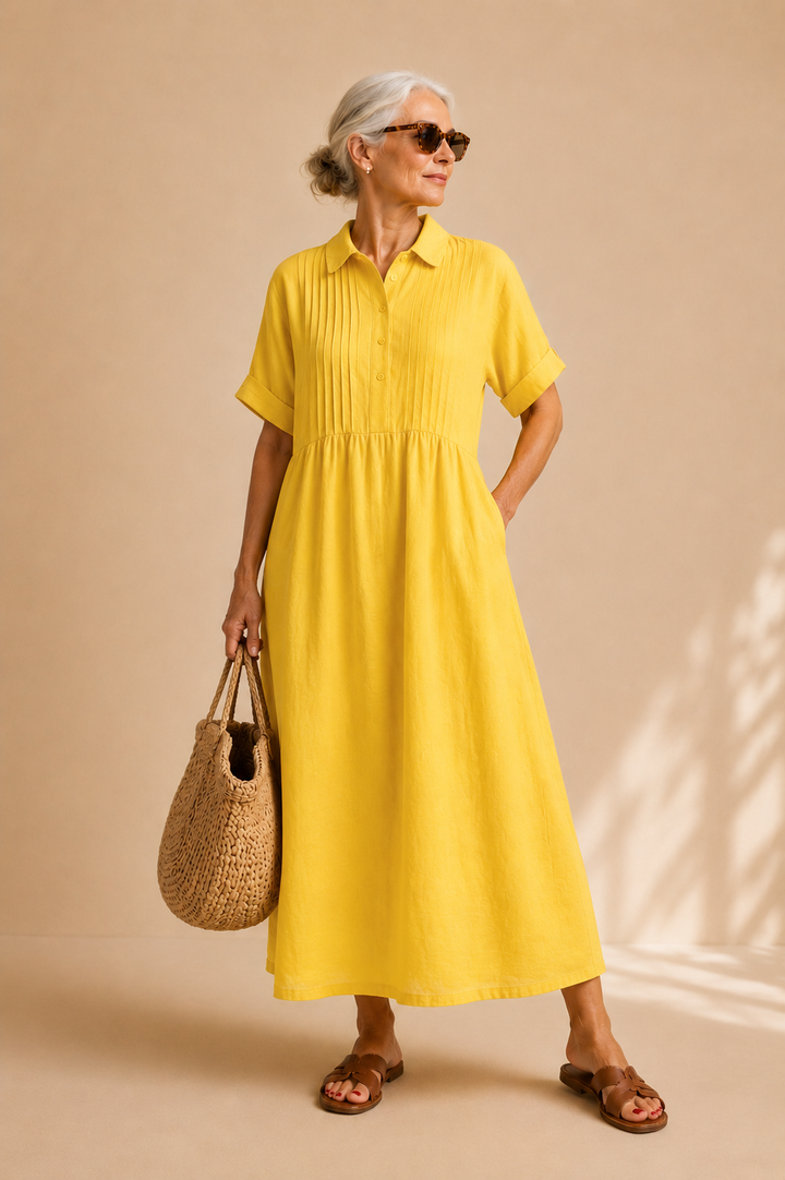 Camille | Robe Chemise Élégante