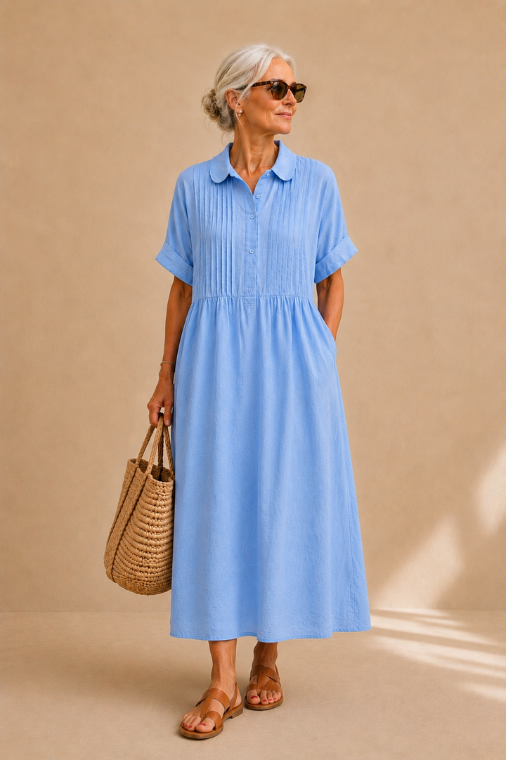 Camille | Robe Chemise Élégante