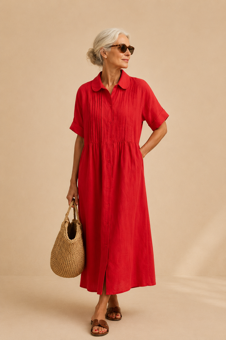 Camille | Robe Chemise Élégante
