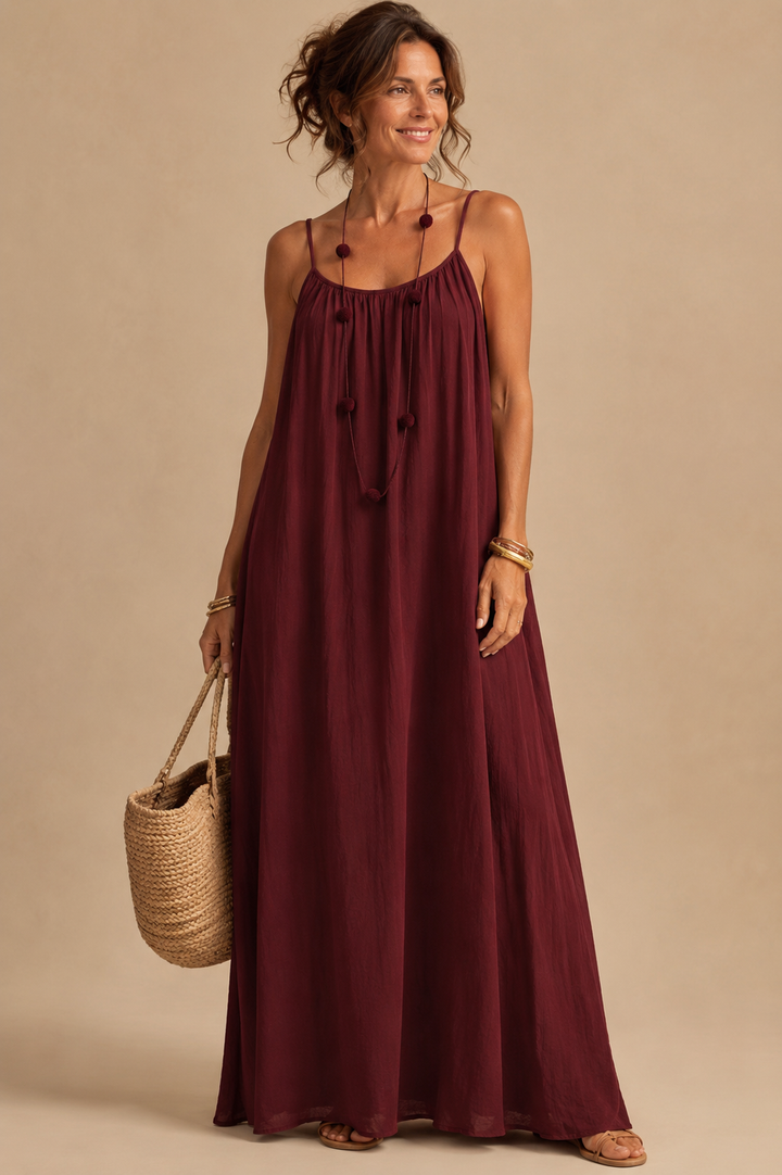 Robe longue dos nu